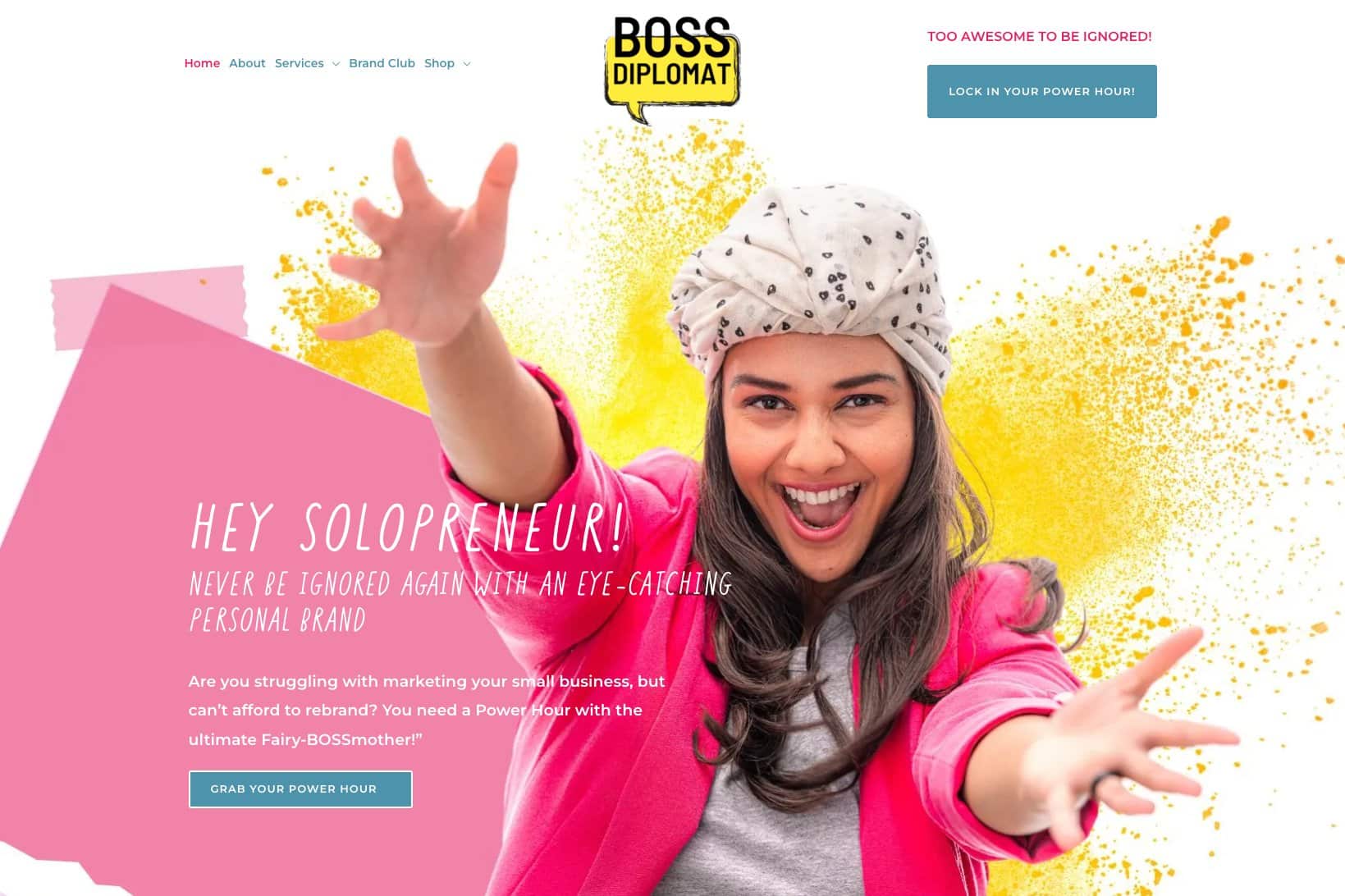 Boss Diplomat website screenshot