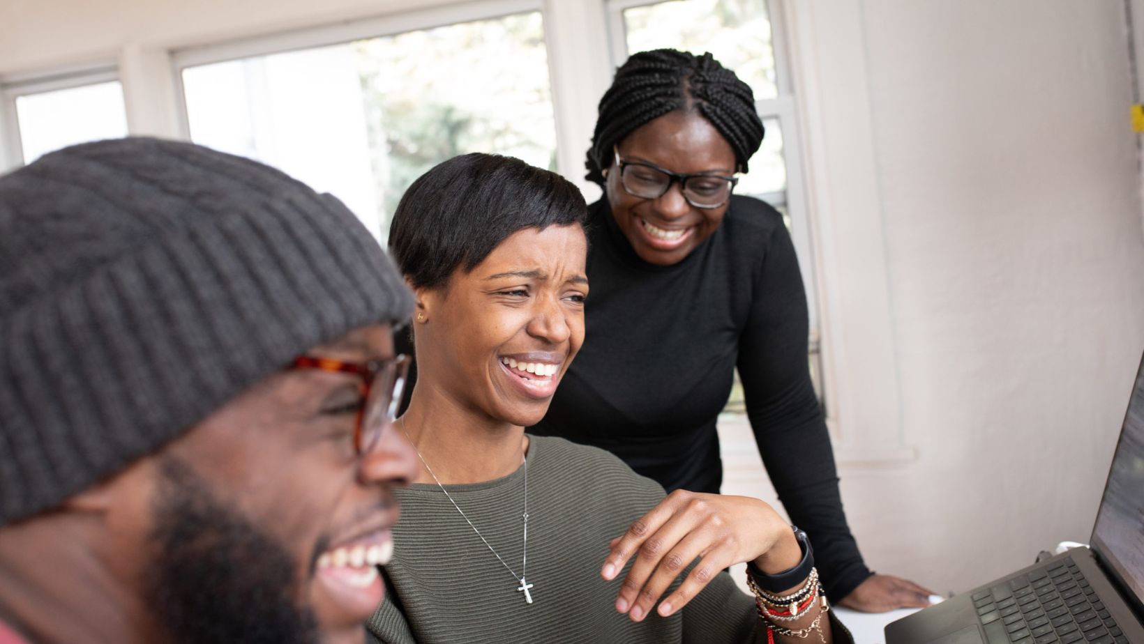 Consider the way the team members at the web development company address each other. Do they have rapport? Do they demonstrate teamwork in their approach?