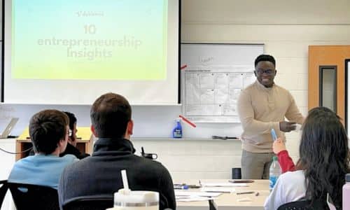 Fungai speaks at uLaunch uMass Berthiaume Center for Entrepreneurship